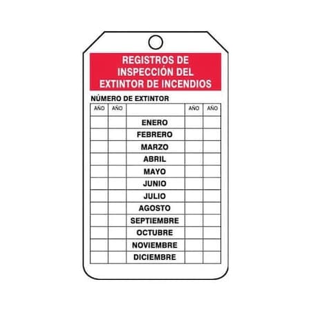 Accuform RP-Plastic, 3-7/8 in Width, 3/8 in Height, , 25 PK TRS217PTP